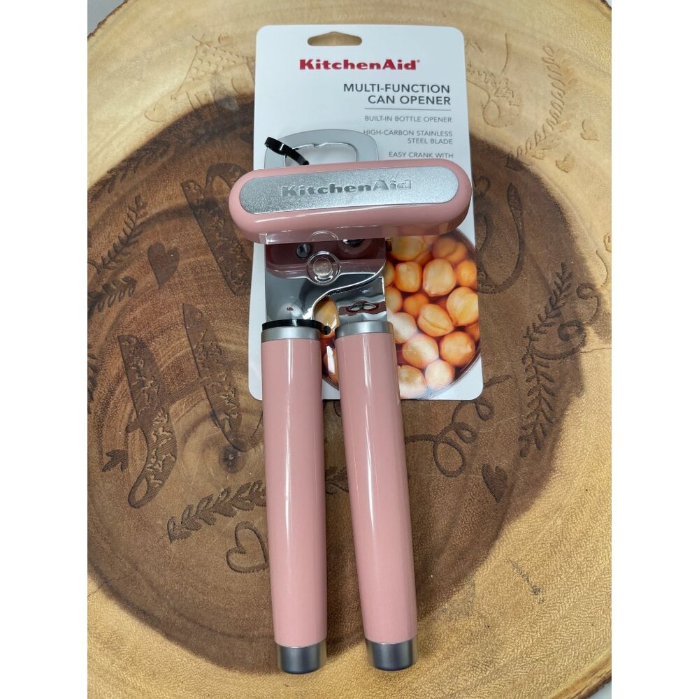 KitchenAid Pink Multi-Function Can Opener Built-In Bottle Opener NEW!